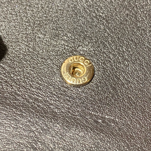 AUTHENTIC GUCCI GUCCISSIMA BLACK LEATHER GG-LOGO LONG BI-FOLD WALLET- ITALY- - Picture 2 of 9